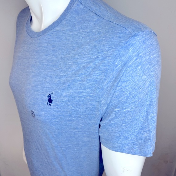 POLO RALPH LAUREN BLUE T-SHIRT, EXTRA LARGE (XL) - Picture 4 of 13